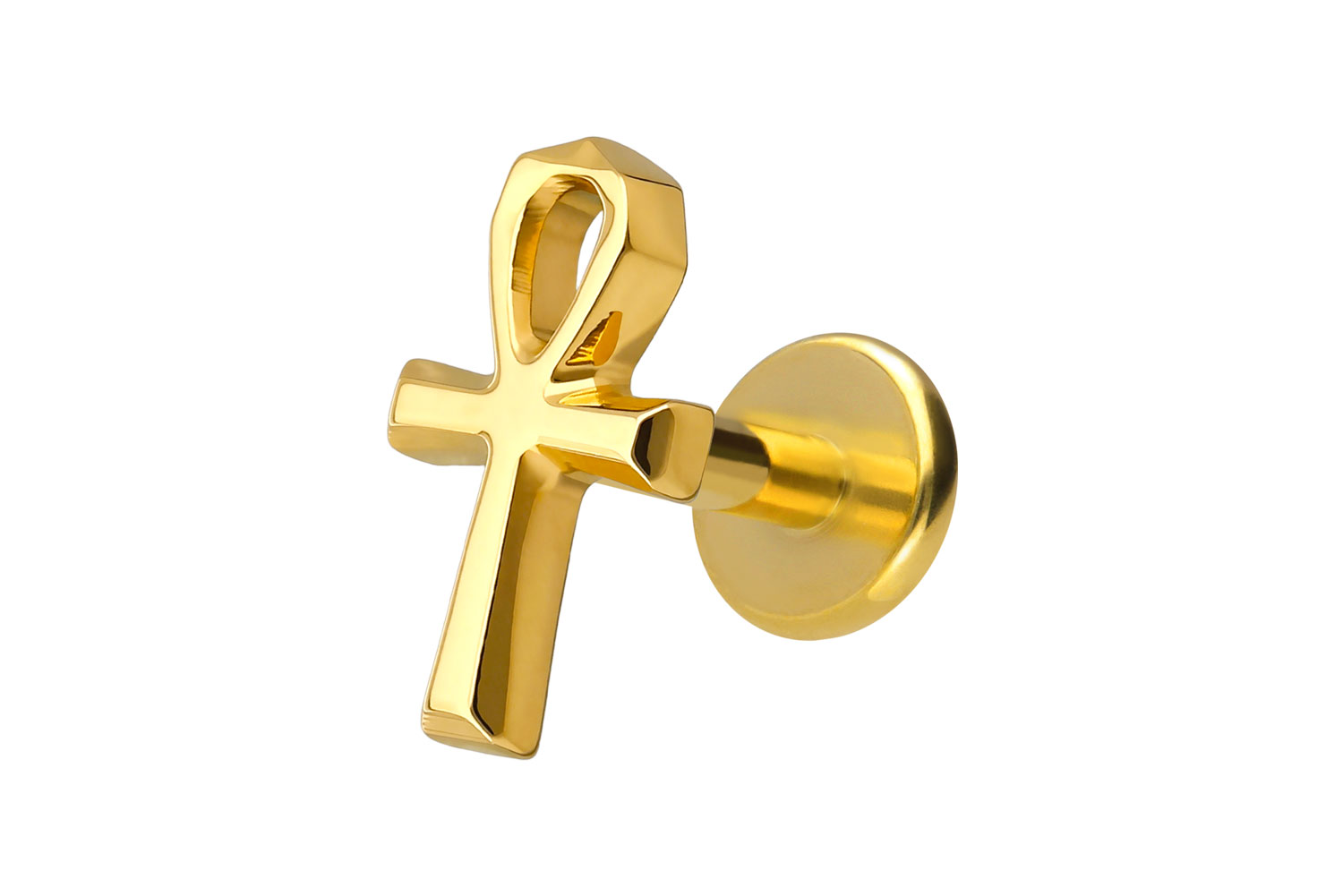 Titan Labret mit Innengewinde ANKH | GO = Goldfarben | 1,2 | 10 | IXT5183_[295289]